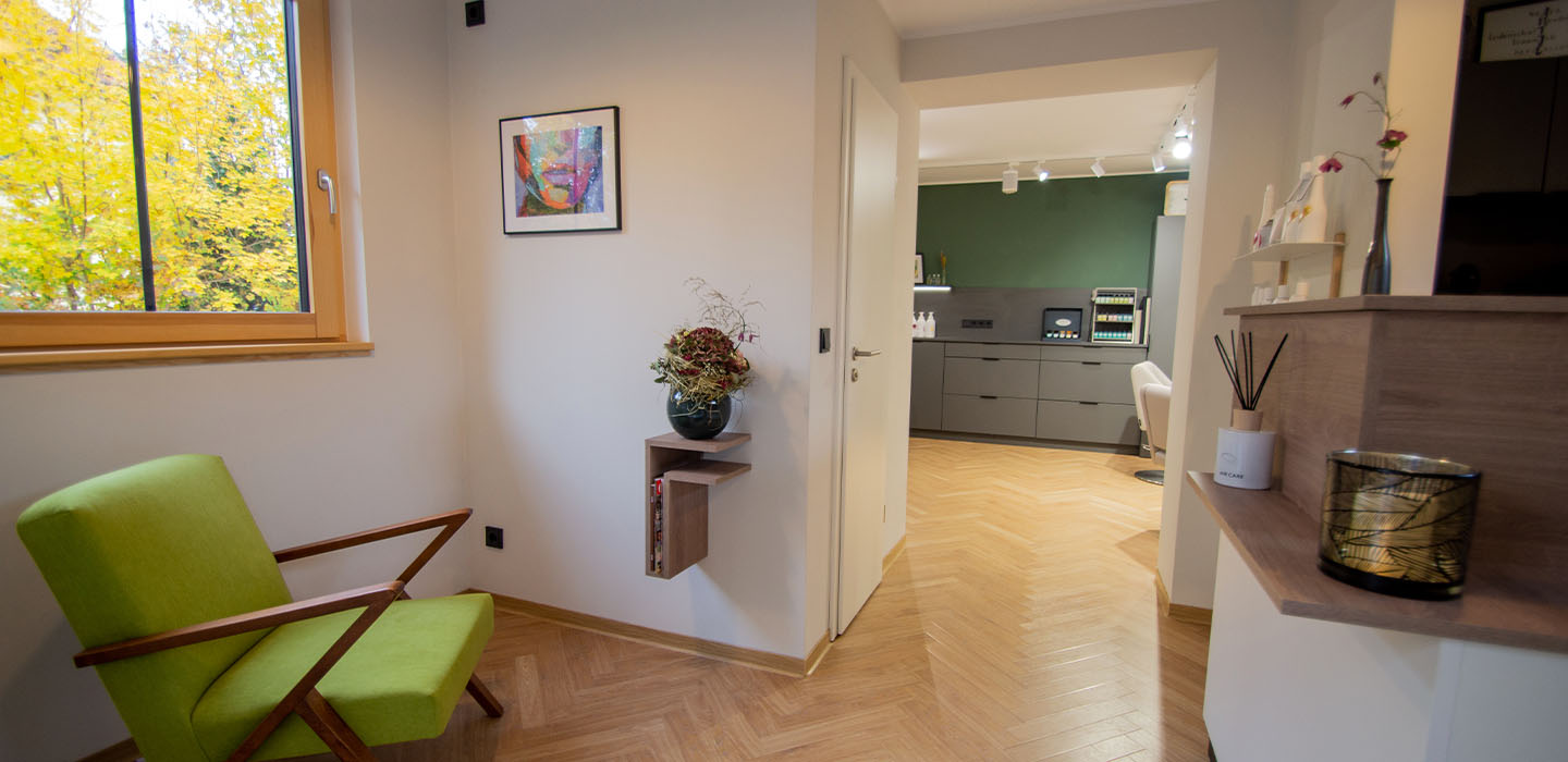 Friseursalon Empfangsbereich
